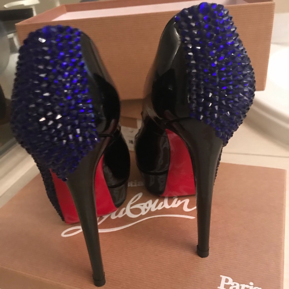 ❌SOLD❌CHRISTIAN LOUBOUTIN Swarovski custom Bianca - Picture 3 of 8